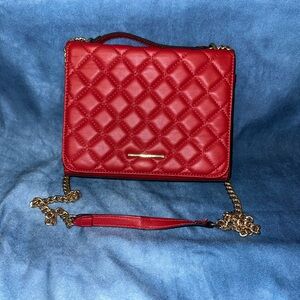 Red crossbody bag